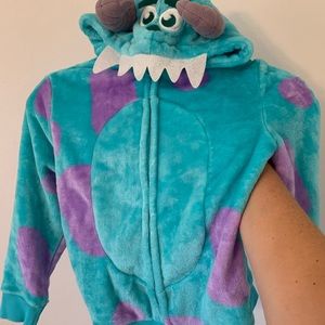 Monsters Inc Sully Youth Fuzzy Hooded Jacket NWT
